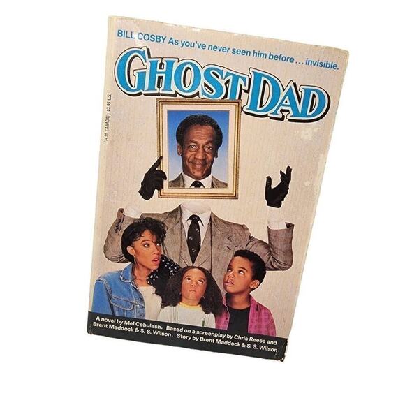 Vintage Children's Books, 90s Bill Cosby "Ghost Dad" Paperback Story Book - Picture 1 of 5